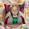 H-Hikari Shimoda IllustrationS Cushion Cover Home & Car Multi-Scene Pillow Cover - Reversible, Soft & Durable for Daily Use