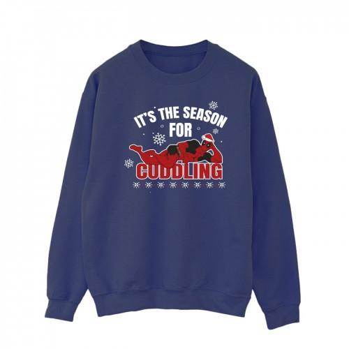 Deadpool Mens Time For Cuddling Deadpool Sweatshirt