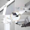 Mocna Lampa Solarna Led 1800W Latarnia Uliczna Czujnik Zmierzchu + Pilot
