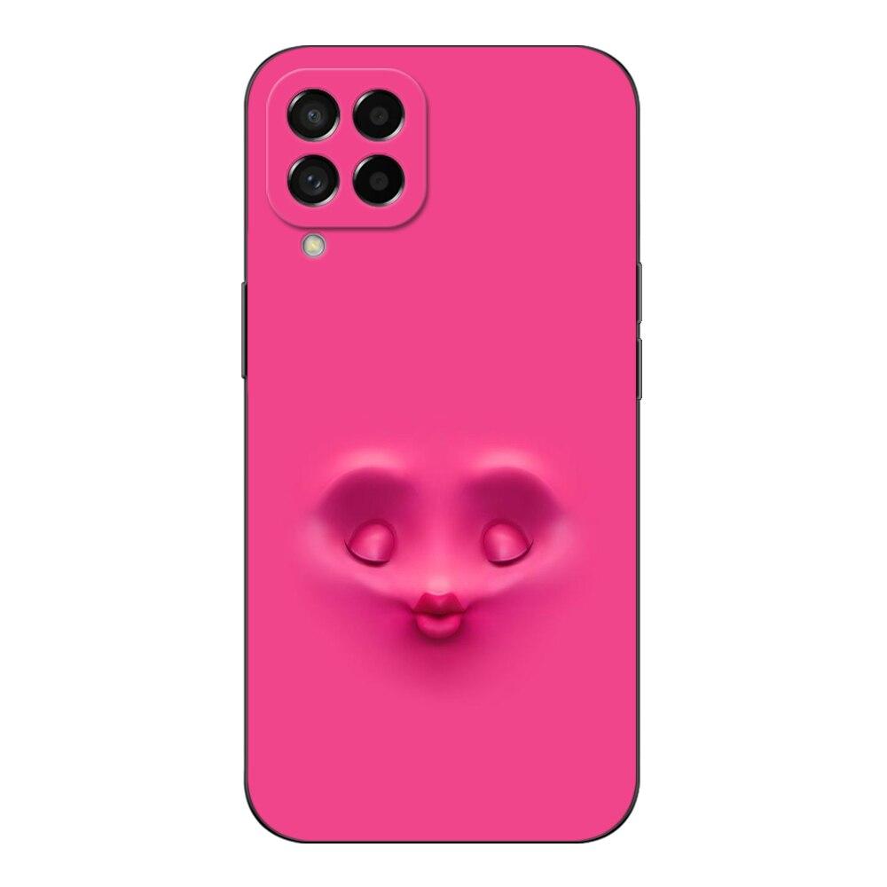 For Samsung Galaxy M53 5G Case Phone Back Cover M 53 m536 Case Soft Silicone Black Tpu Case cute funy