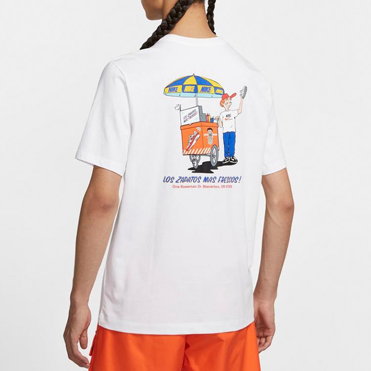 Nike Sportswear Sole Food Food Truck Print T-shirt Men Tops White CW0435-100