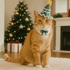 Pet Accessories Cute Pet Christmas Hats Comfortable Soft Dog Christmas Tree Hat Handmade Pet Cosplay Hat Party