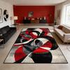 Nordic Abstract Style Large Living Room Carpet Flannel Non-slip Washable Sofa Decoration Rug Bedroom Cloakroom Fluffy Floor Mat