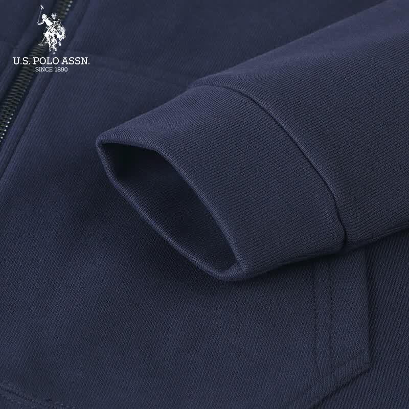 U.S. Polo Assn. Men's Hooded Zip-Up Cardigan