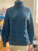 Autumn Winter Women's Solid Colour High Neck Knitted Top Luxurious Relaxed-fit Slimming and Versatile Top