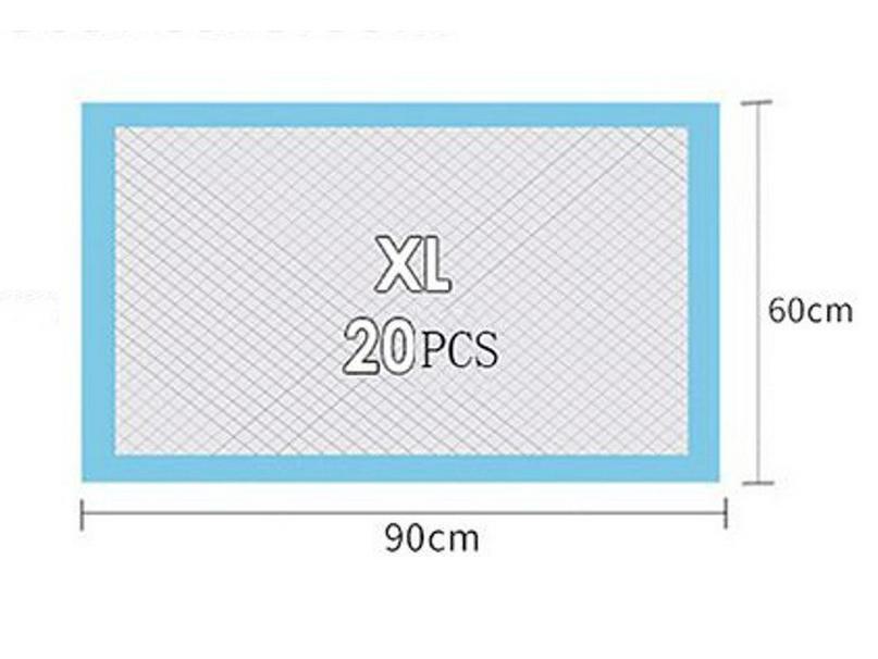 

Нескользящие дышащие пеленки для сбора мочи домашних животных - Сухой уход за гигиеной собак 60x90cm