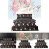 Halloween Totenkopf und Rose Wendbare Bettbezug-Set Mit Cartoon-Muster Für Schlafzimmer-Dekoration