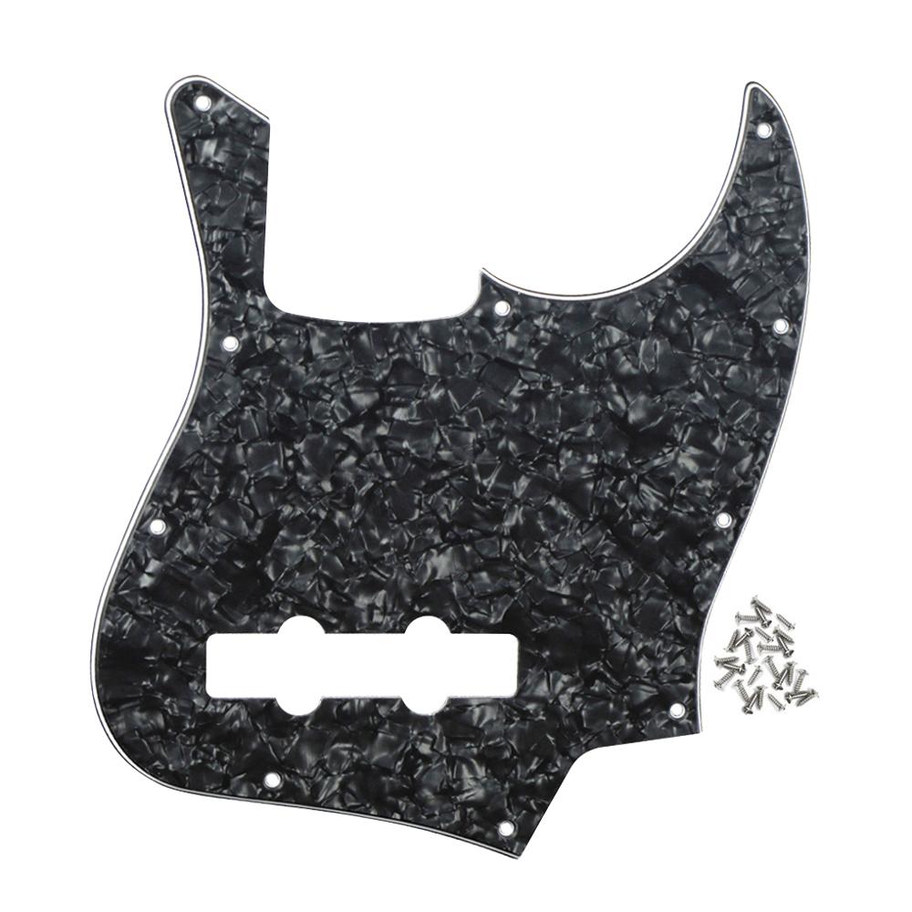 FLEOR JB Bass Pickguard Guitar Scratch Plate Pick Guard 4 String Bass Parts,7 Colors Available