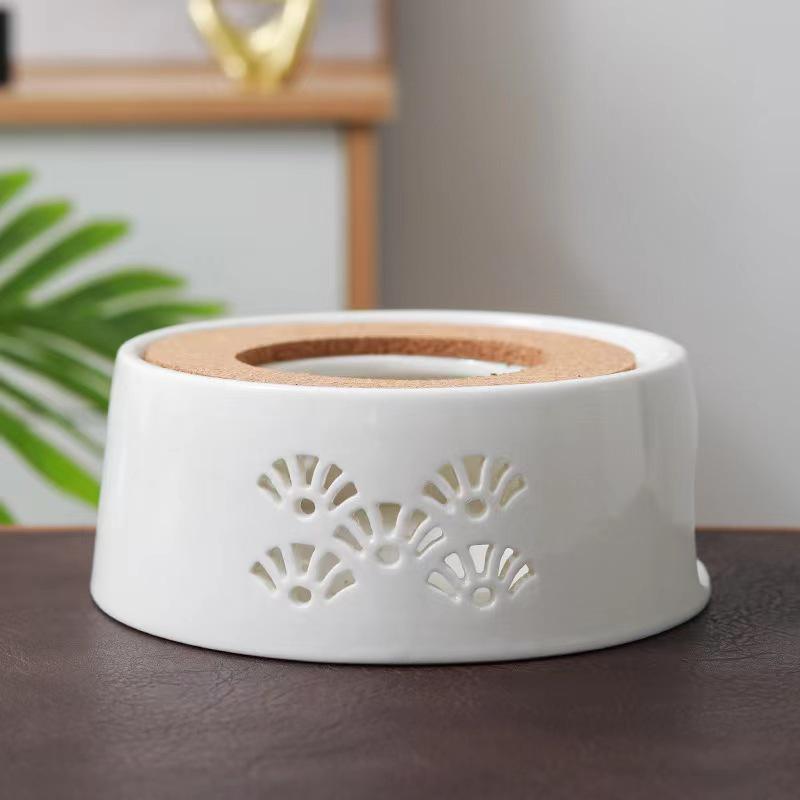 

Ceramic Tea Warmer with Four-Hole Design for Tea Brewing and Heat Preservation