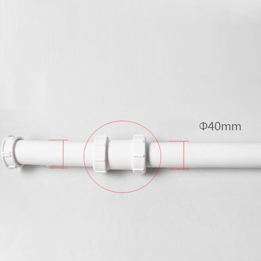 Shower Drain Adapter 80mm Straight Connector Quick Connection Wear Resistant Quick Assembly Tool-free Assembly