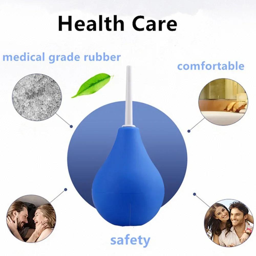 Enema Cleaning Container Vaginal Anal Cleaner Douche Bulb Medical Rubber Hygiene Adult Sex Toys Backdoor Play BDSM