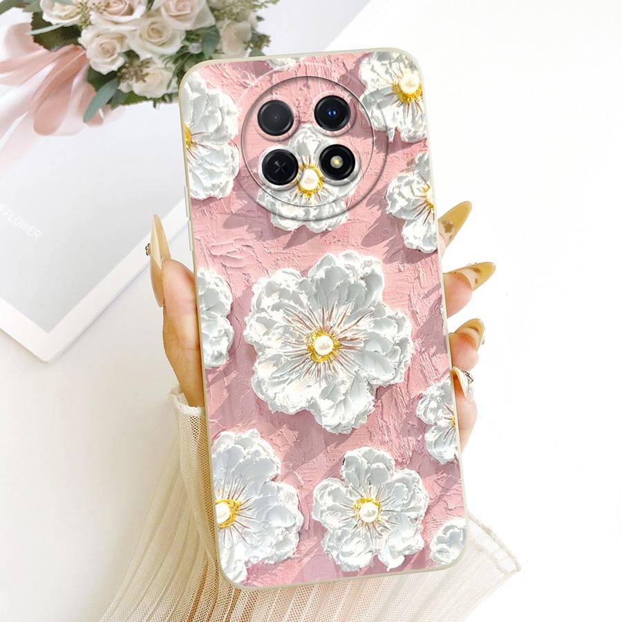 Case For Huawei Nova Y91 Y 90 beautiful flower Soft Silicone Shockproof For Huawei NovaY90 CTR-LX1 Cover Nova y 91 Shells