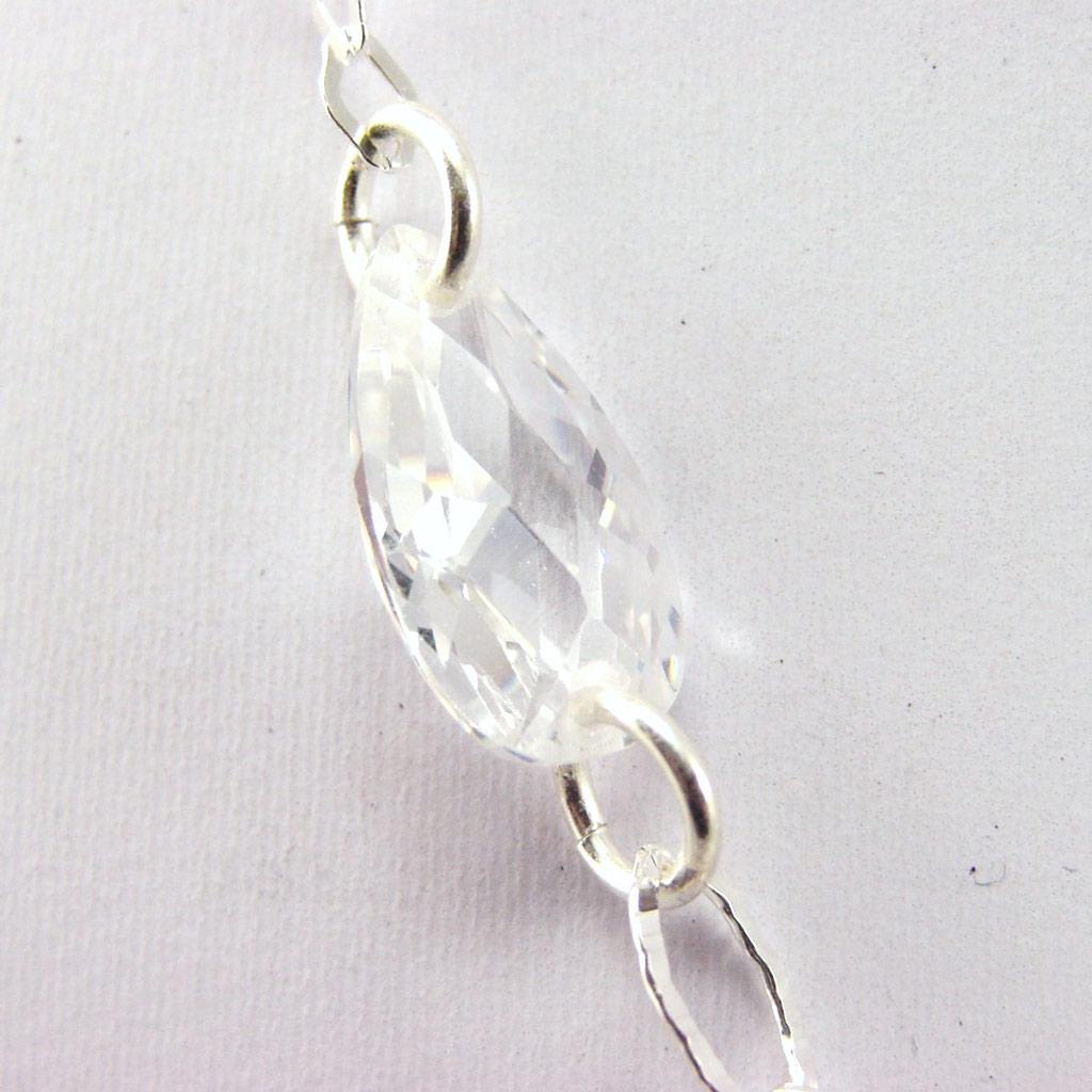 Les Trésors De Lily [F6113] - Silberkette 'Linda' Weiß