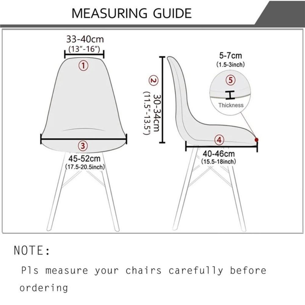 Leaves Jacquard Armless Chair Cover Stretchable Solid Color Chair Protective Cover Anti-dirt Washable Elastic Chair Case