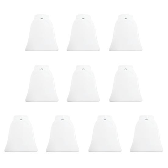 Sublimation Ceramic Ornament White Sublimation Blank Ornament Unfinished Christmas Hanging