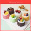 French Cream Cake Miniature Toy With Magnet For Home Decor And Collection