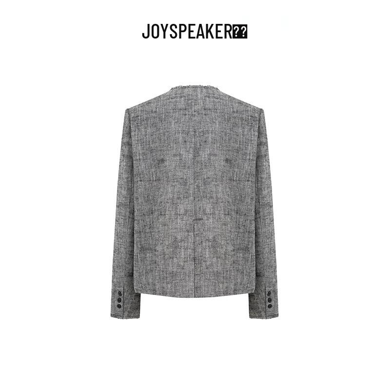 JOY SPEAKER Women's V-Neck Casual Blazer
