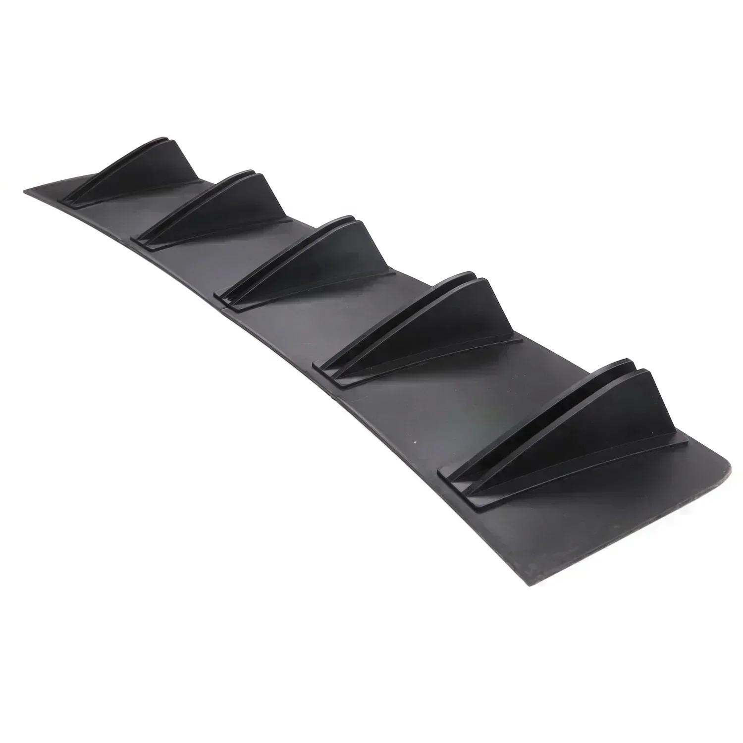 LAICY For Kia Stinger 2018-2023 Car Rear Diffuser Shark Fins Bumper Splitter Chin Spoiler Lip Black Shunt Rear Bumper Lip Black матовый черный