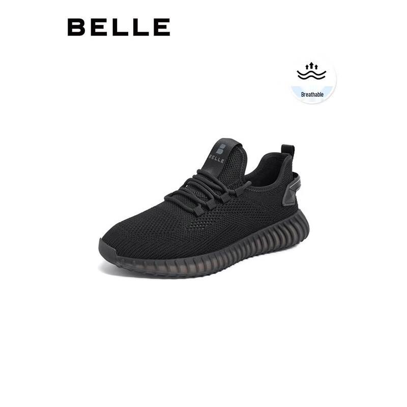 BeLLE Men s Breathable Mesh Platform Sneakers 43