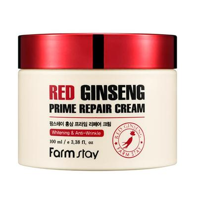 Crème Réparatrice Prime au Ginseng Rouge 100ml – Soin Nourrissant pour l'Élasticité, Coréenne