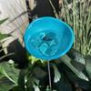 3 Pcs Bee Drinking Cup Butterfly Water Feeder with Glass Beads Bee Water Station with Stake for Garden Pollinators Yard Decor