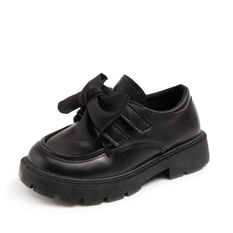 Spring and Autumn New Children's Performance Shoes Girls Soft Sole Comfortable Wear-resistant Leather Shoes