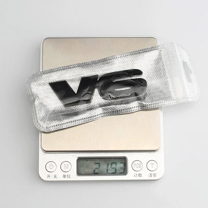 3D Metal SR5 V6 Letter Rear Boot Trunk Emblem Badge Sticker Decals Car Styling Accessories For Toyota Tundra