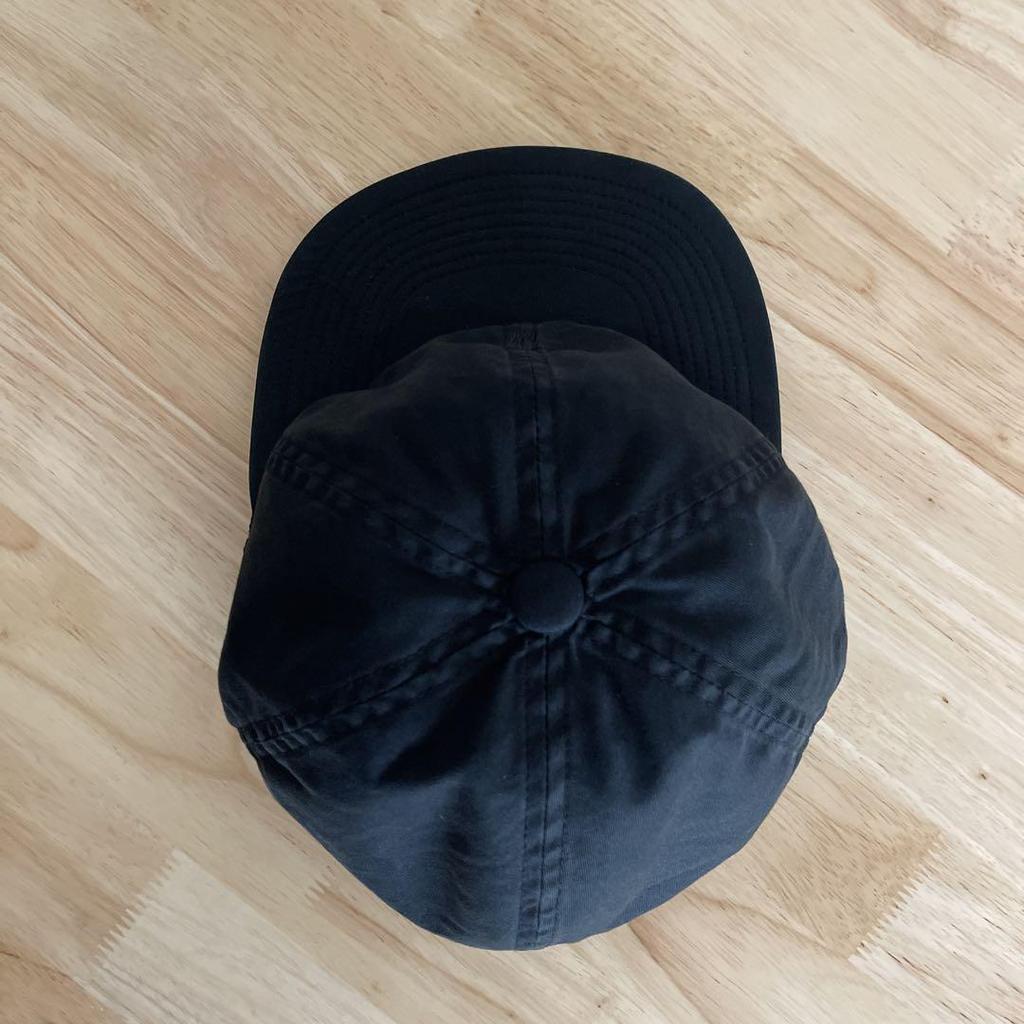 [USED] Rare 90s Ralph Lauren Polo Golf Cotton Cap, Black, Size L-XL