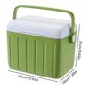 Ice Box Cooler Insulated Container 6L Cooling Chest With Ice Pack Camping Refrigerator For Meal Prep Road Trip Travel Fishing
