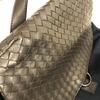 BOTTEGA VENETA 409595 Intrecciato Backpack Nylon / Leather Navy X Brown