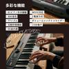 Casio Casiotone CT-S195 Electronic Keyboard 61-Key Portable Lightweight Compact 2-Way Power Supply Black