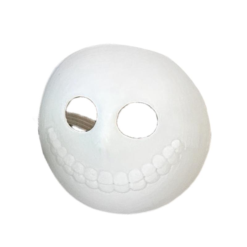 

Ручная Роспись Пластиковая Маска для Хэллоуина Уникальный Дизайн Жуткий Аксессуар для Костюма для Праздничных Торжеств