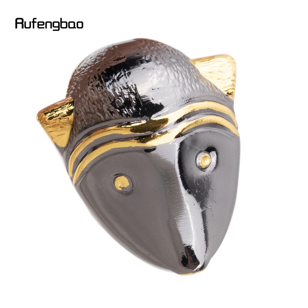 Golden Black Hamster Guinea Animal Fashion Walking Stick Decorative Cospaly Vintage Party Fashionable Walking Cane Crosier 92cm