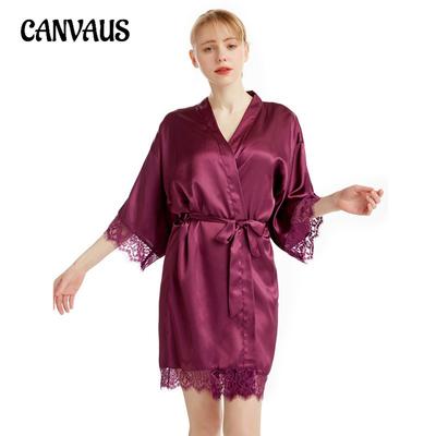 Plus Size Women's Summer Cardigan High Grade Lace Lace Pajamas