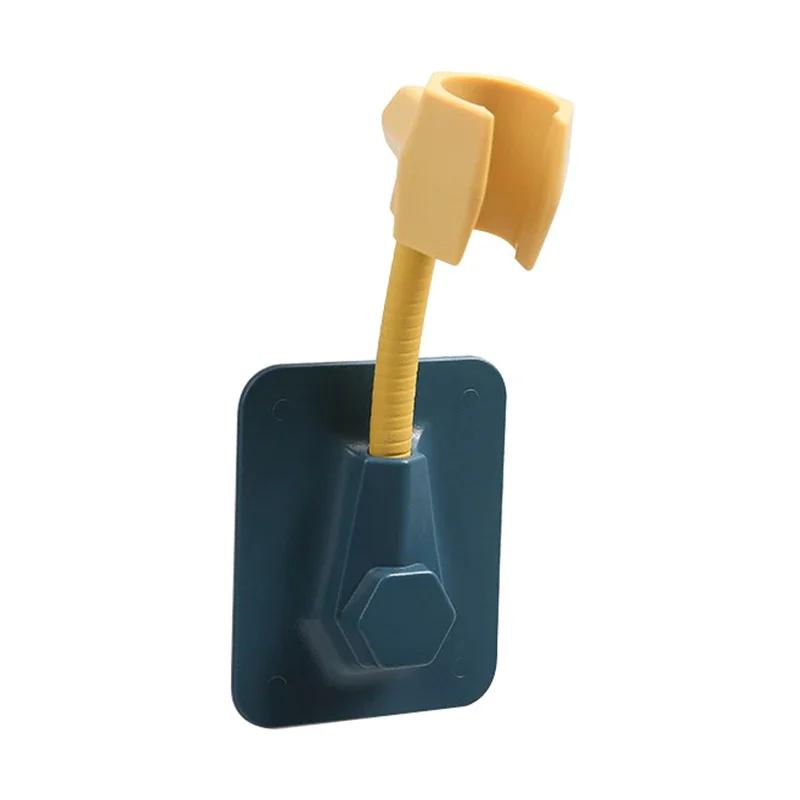 

1 шт. держатель для душевой лейки, регулируемый, самоклеящийся, кронштейн для душевой лейки, настенное крепление, подставка для ванной комнаты, СПА, универсальный жёлтый