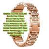 Dámský řemínek pro Garmin Venu 4 3 2 SQ2 2plus Active 6 5 3 Diamantový kovový náramek pro Garmin Forerunner 570 970 158 165 245 645 265S 255S Approach S50