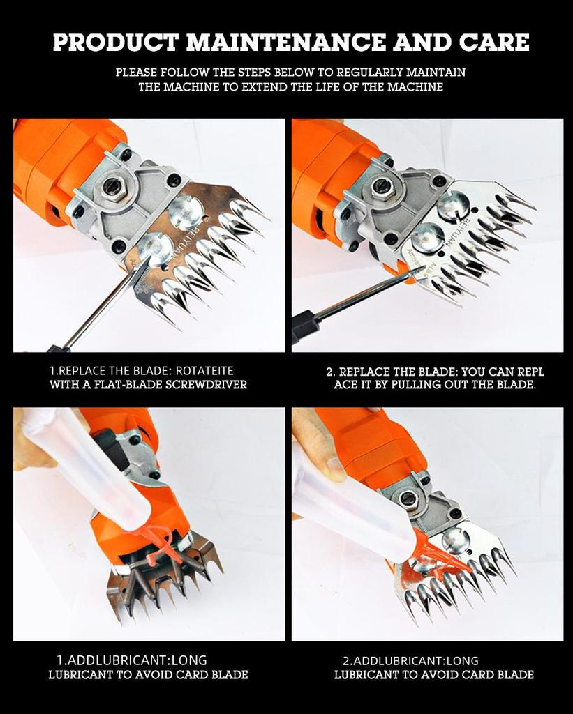 Hilda Electric Wool Shears with Special Cutter Head
