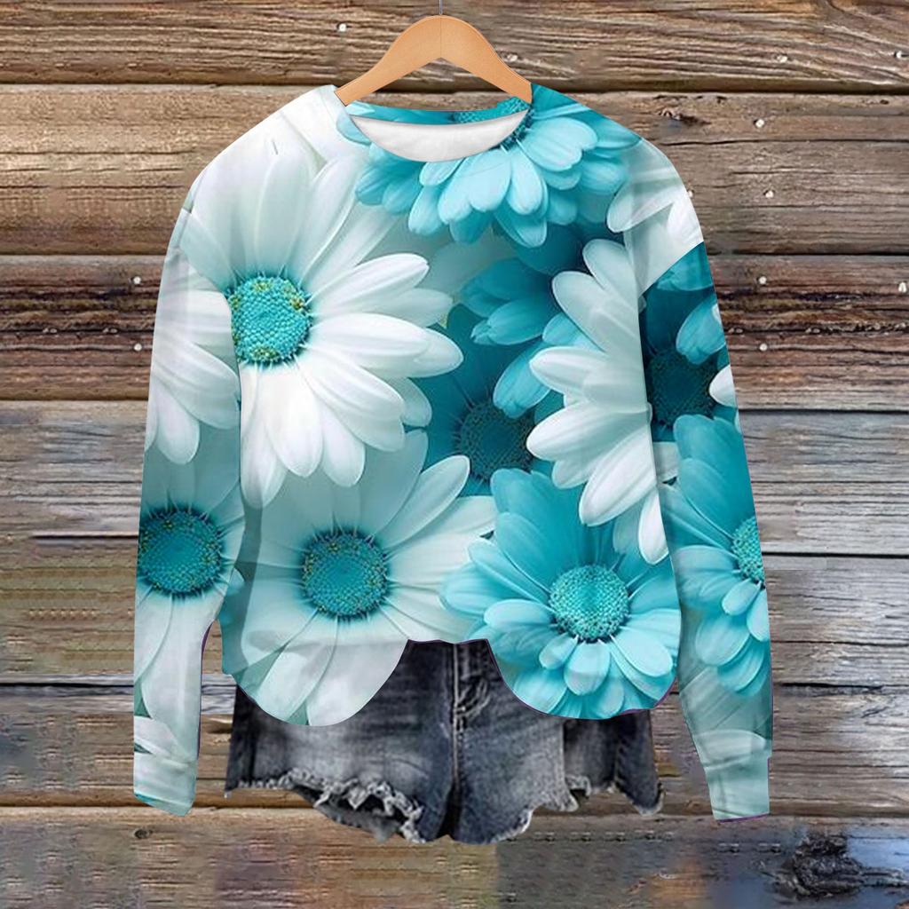 Dame Vår Høst Og Sommer Genser med Åpning foran Boyfriend Sweatshirts Dame Grafiske Sweatshirts Dame Hettegenser Topper Dame