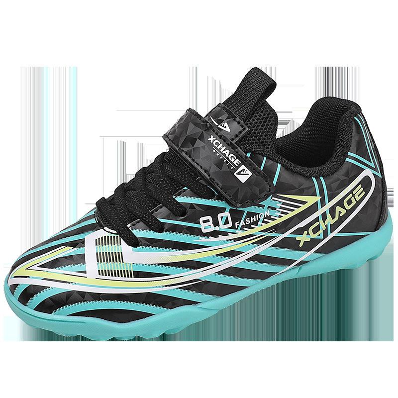 

A 20252025 seamless fly-woven football shoe men s high-top spike youth student training sneaker 31
