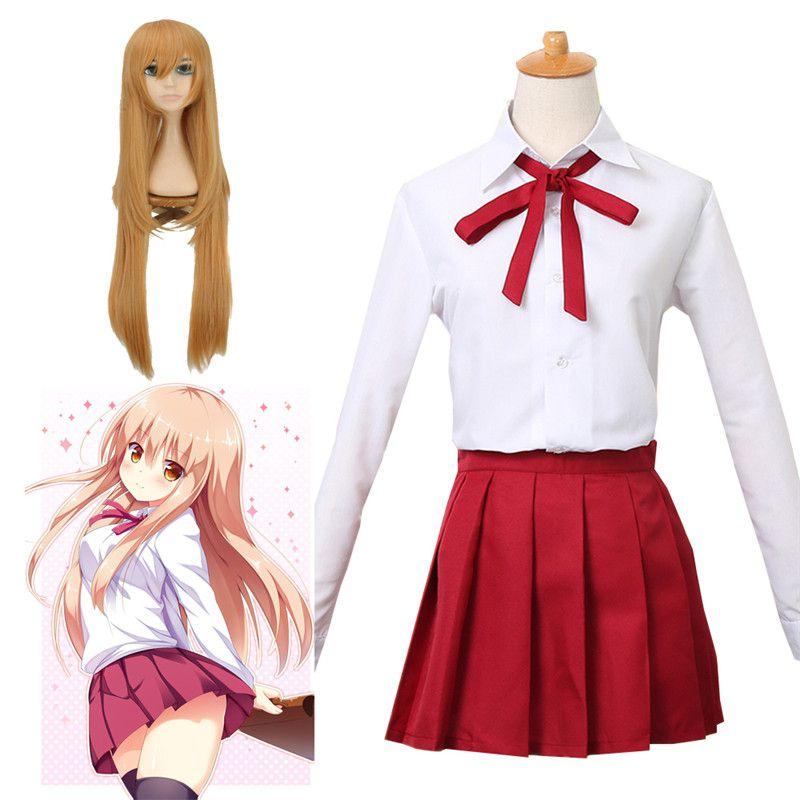 Himouto Umaruchan Umaru Doma Girls School Uniform Skirt Dress Costume Cosplay