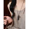 Nepalese Ethnic Sandalwood Pendant Necklace - Women's Versatile Sweater Chain Accessory