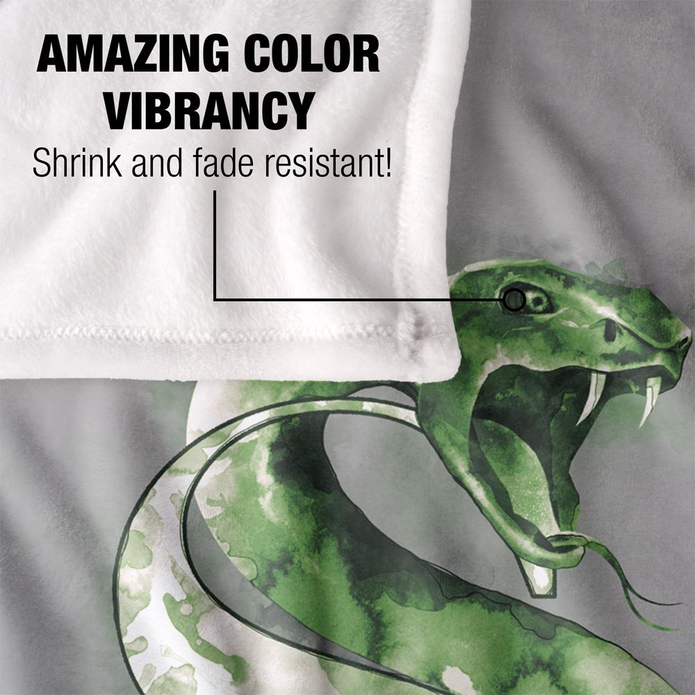 HARRY POTTER Slytherin Ink Splatter Blanket