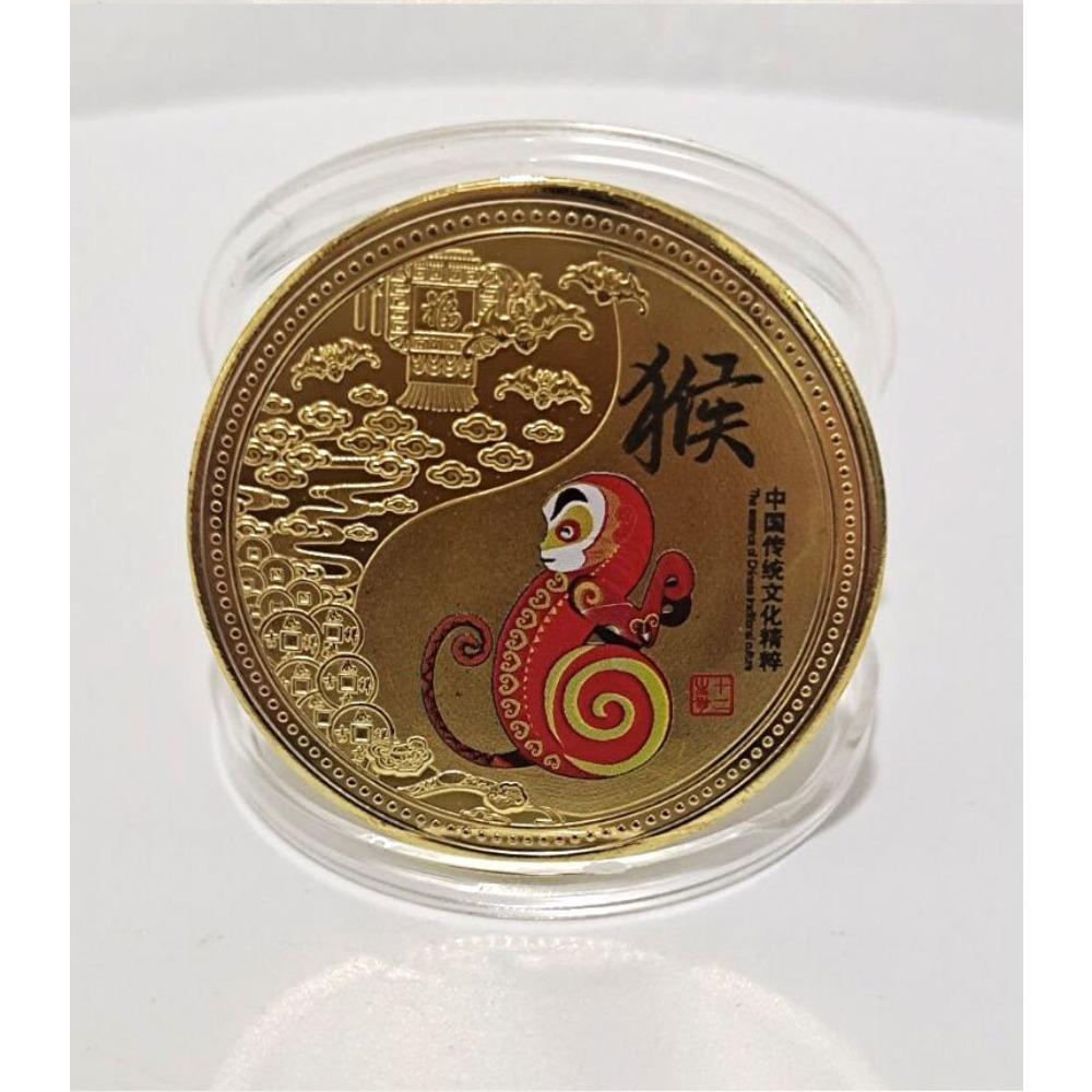 Färgglada stjärntecken, Minnesmedaljer, 12 stycken, Komplett set, Guldmynt presentförpackning, Stjärntecken minnesmynt, Metallhantverkspresenter