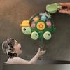 Kids Bath Toys for Baby 0-3 Years Old Girls Boys Tortoise Waterwheel with Suction Cup Bathroom Toys for Children Toddler