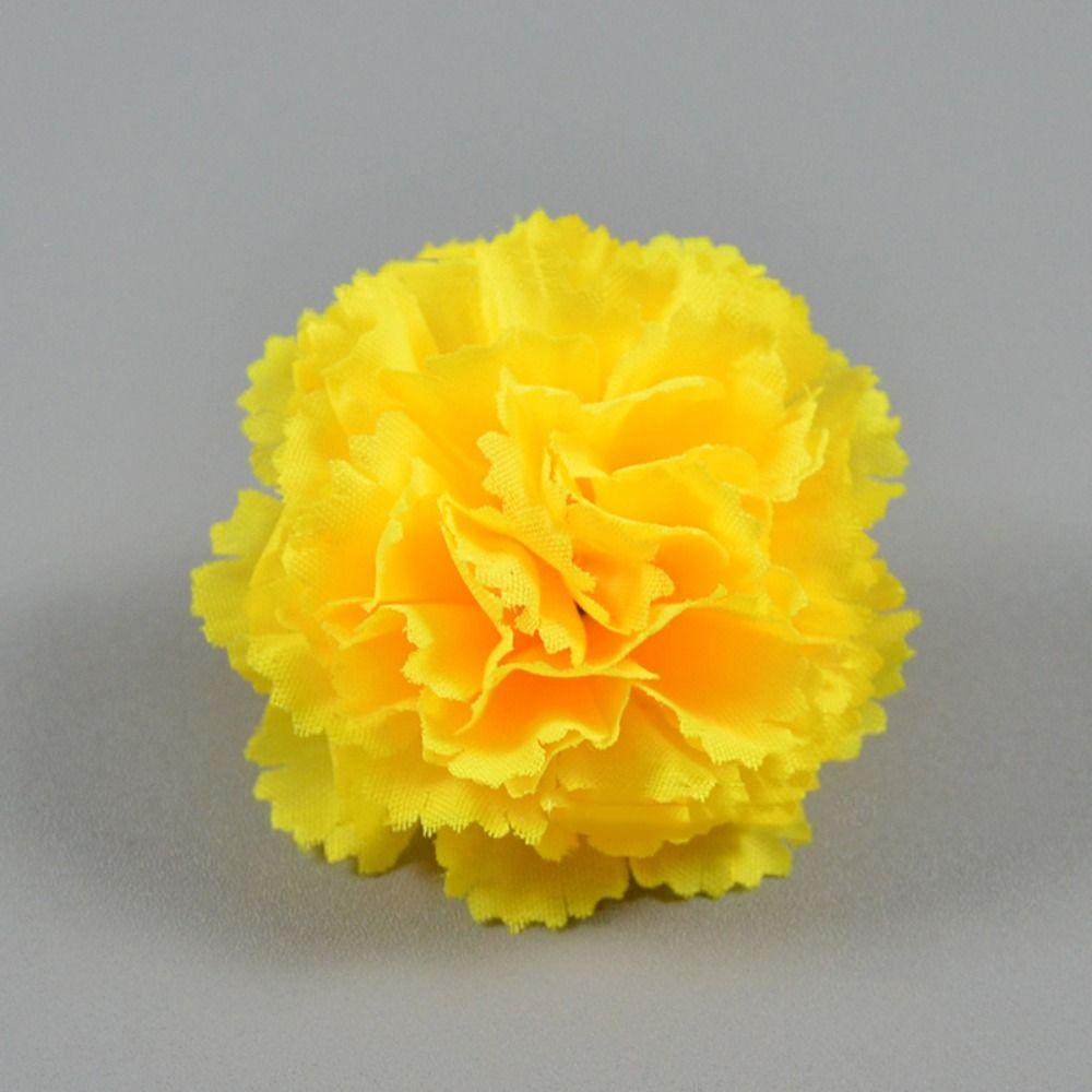 10Pcs Carnation Fake Flower Heads Colorful Artificial Mexico Flowers Mother's Day