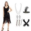 Popular 1920S Retro Dress with Handmade Beading, Sequins, and Tassels, New Style Wish Export Dress Set