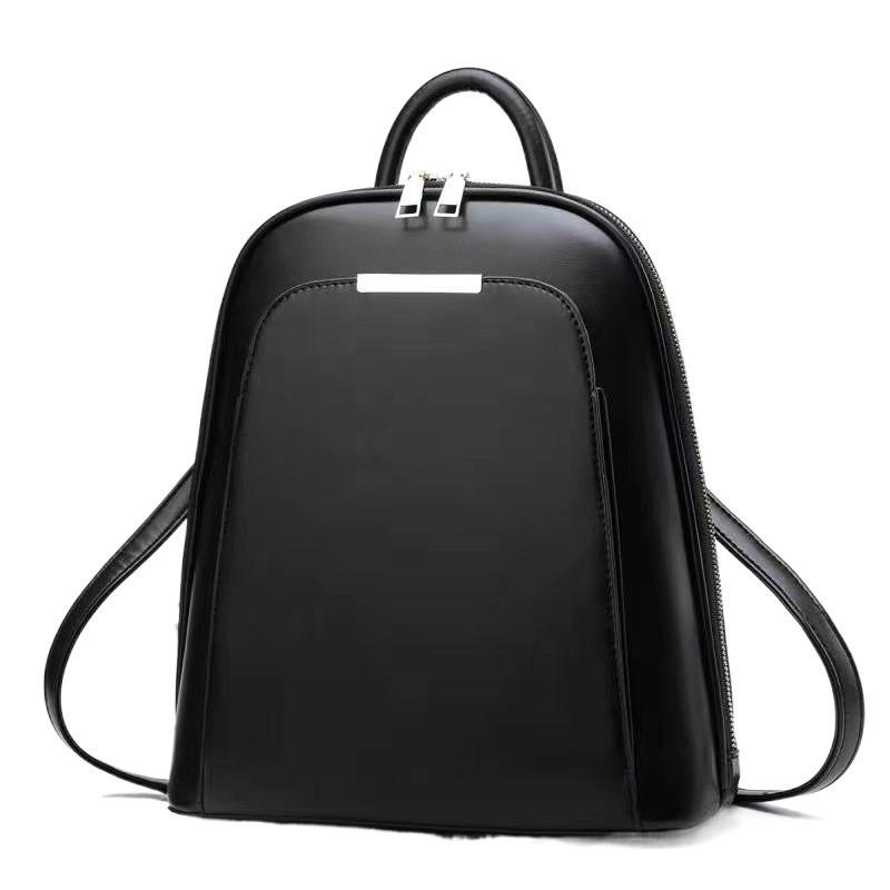 New Solid Color Middle-aged Women's Backpack, Schoolbag, Travel Backpack, Dual-purpose Large-capacity Mother