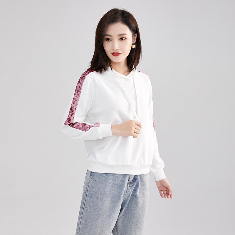 Korean Style Hooded Sweatshirt Women's Casual Loose Niche Women's New Fashion Long-sleeved Jacket