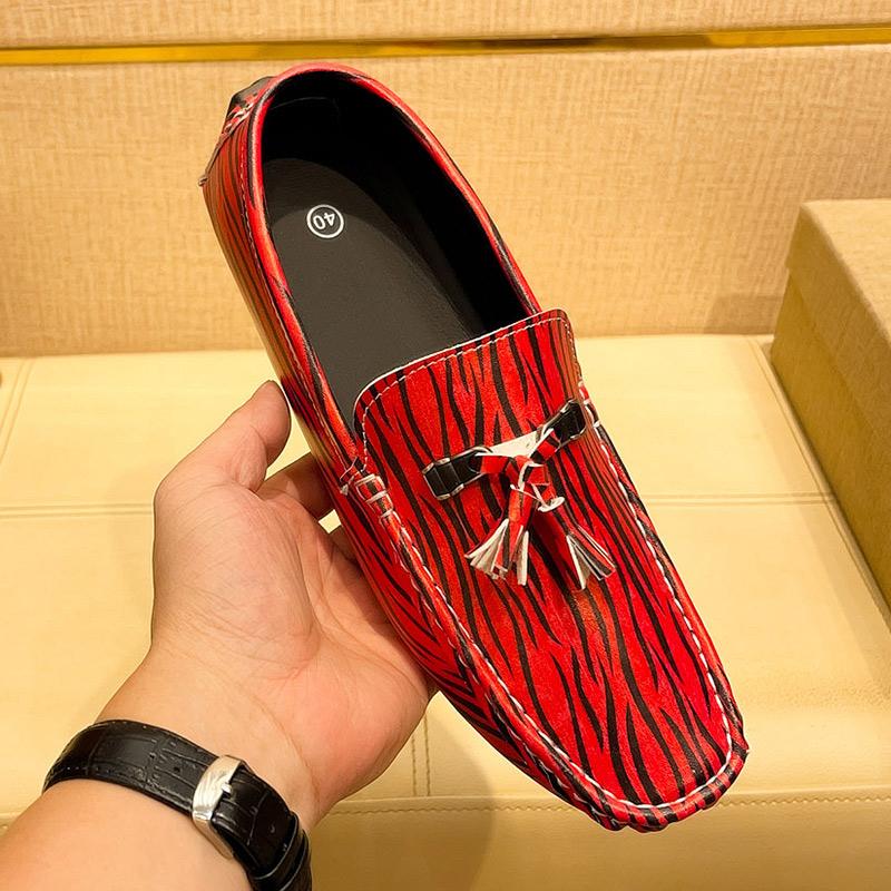 Fashion Mens Outdoor Loafers Leather Fashion Coiffeur Shoes Men 2024 All-match Men Casual Shoes Luxury Brand Classic Men Dress Footwear