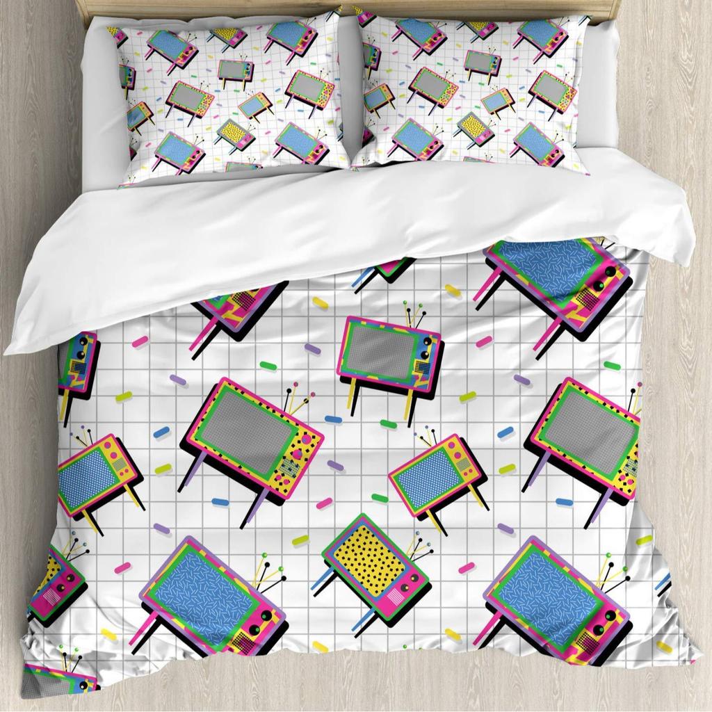 Mysterious Forest Flower Three-Piece Quilt Cover Digital Printing Bedding Set Bed Cover